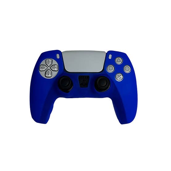 Blue Silicone Rubber Case Controller Skin│PS5