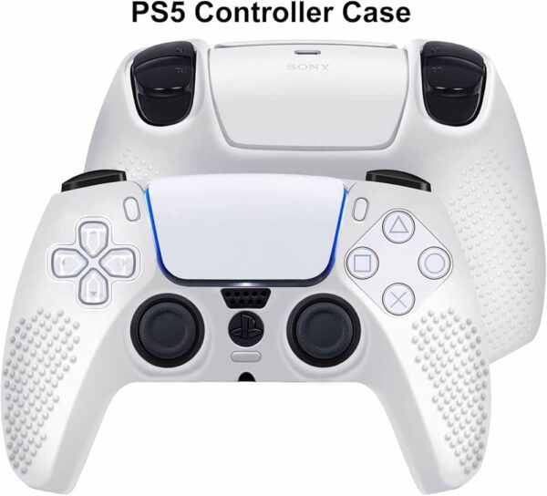 White Silicone Rubber Case Controller Skin│PS5 - Image 2