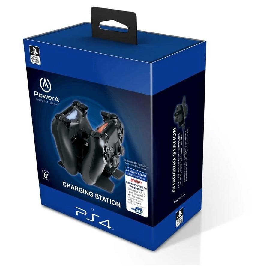 PowerA DualShock 4 Charging Station for PlayStation 4 Black